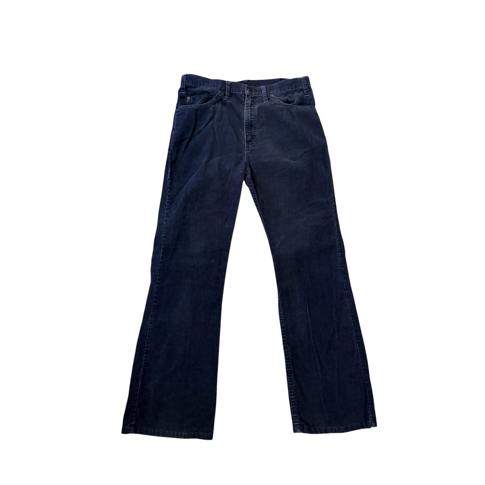 Gap Pioneer Corduroy Pants Mens 34 Navy Blue Good Vintage Straight Leg 70s-80s